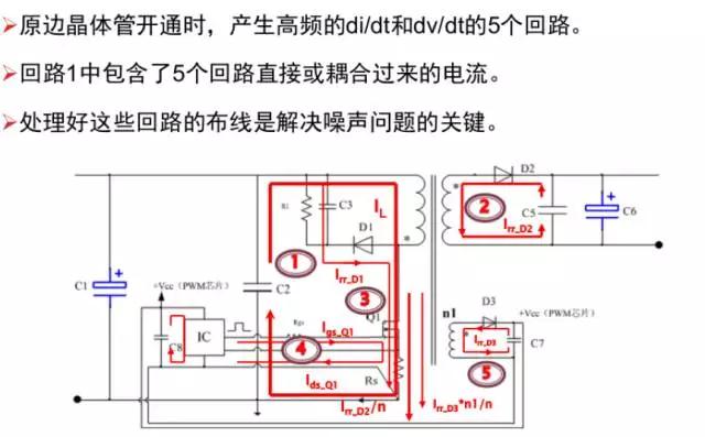 電源適配器反激是變換器中的噪聲