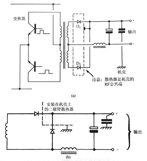 電源適配器減小有氣隙變壓器磁心的輻射型EMI