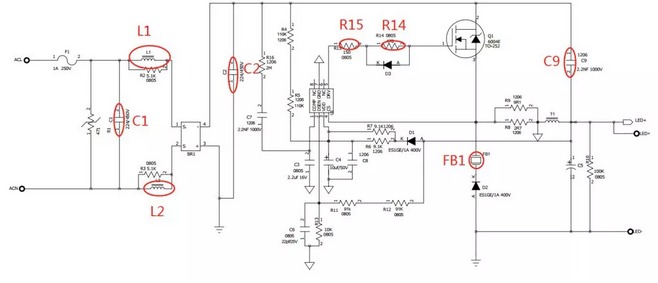 開關(guān)電源適配器EMI整改實際案例